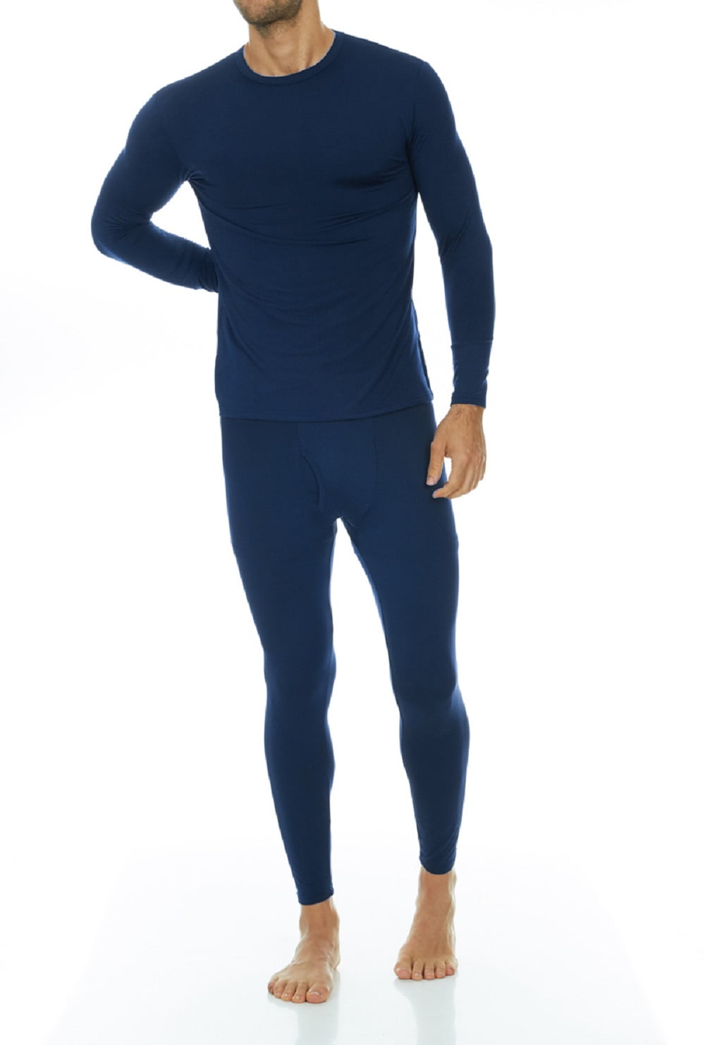 Thermajohn Long Johns Thermal Underwear for Men Crewneck Set (XS