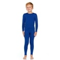 thumbnail image 1 of Thermajohn Thermal Underwear for Boys Long Johns Set Kids (Royal Blue, X-Small), 1 of 5