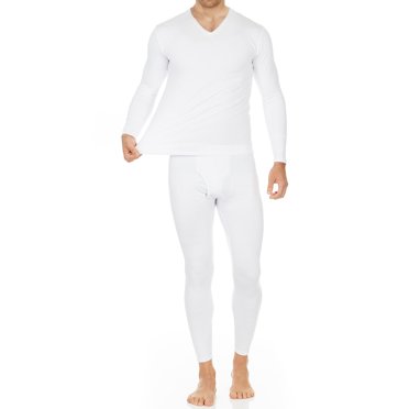 Thermajohn Men's Thermal Underwear Set - Fleece Lined Long Johns Base Layer For Cold Weather | Moisture Wicking & 4-Way Stretch
