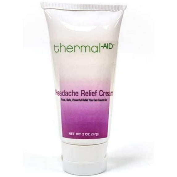 Thermal-Aid — Headache Relief Cream — Relief of Migraine Headaches with Thermal-Aid Headache System — Pain Relief Analgesic — Stress Relief and Anxiety Relief