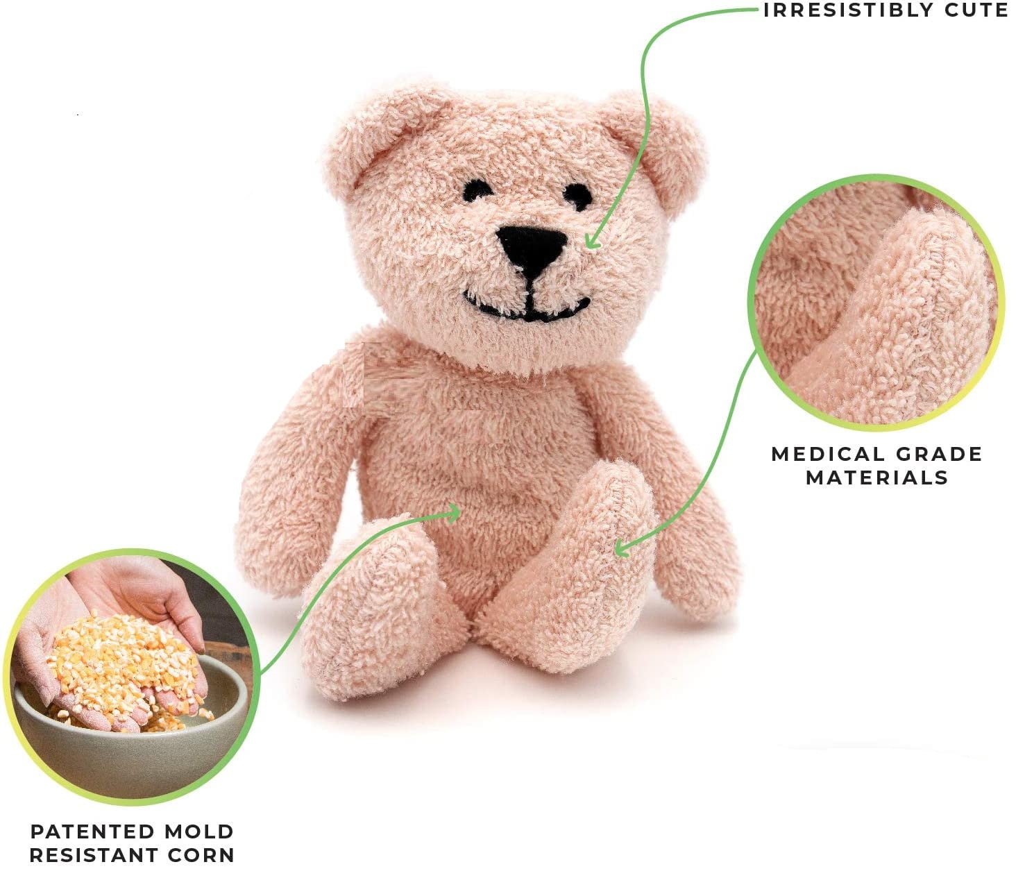 Thermal-Aid Zoo — Mini Bella The Pink Bear — Kids Hot and Cold