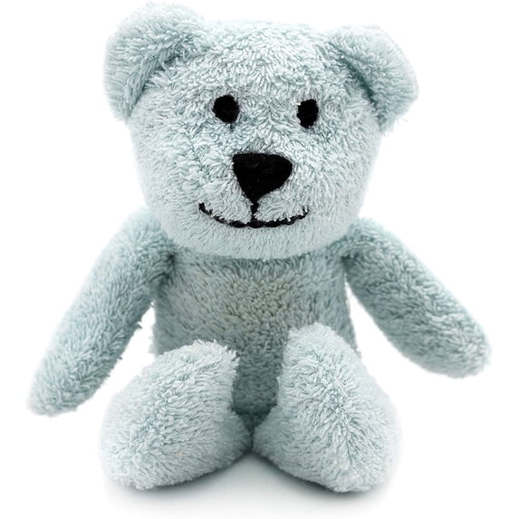 Thermal-Aid Zoo Mini - (Buckley the Blue Bear) - Mold-Resistant, Washable Hot & Cold Pack for Kids - Heating and Cooling Pad with Natural Corn Filling - Reusable Plush Toy
