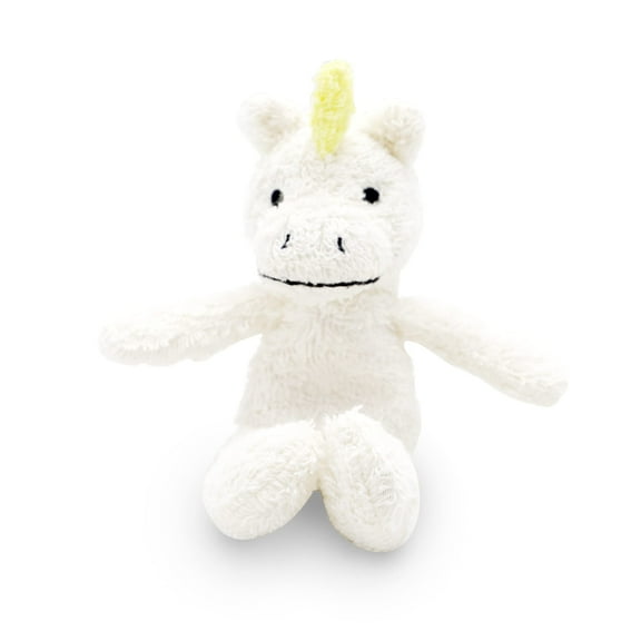 Thermal-Aid Zoo - Mini Microwavable Stuffed Animal - Plush Toy and Hot Cold Pack - Juno The Unicorn - 3.15 x 2.6 x 9.3 in