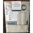 thumbnail image 1 of Thermal Balance Set Of 2 Ivory Sand Room Darkening Curtains 52"W X 84"L - New Ob, 1 of 2
