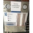 thumbnail image 1 of Thermal Balance Set of 2 Light Brown color Room Darkening Curtains Blocks 99% of outside light 84 inch panels, 1 of 2