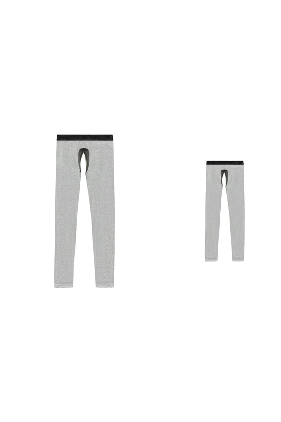 Thermal Base Layer Pants, Thin Warm Lined Tights for Winter Cold Weather, Comfortable Leggings for Middle-Aged & Elderly Women and Men, Ideal for Indoor Outdoor Activities in Autumn and Winter