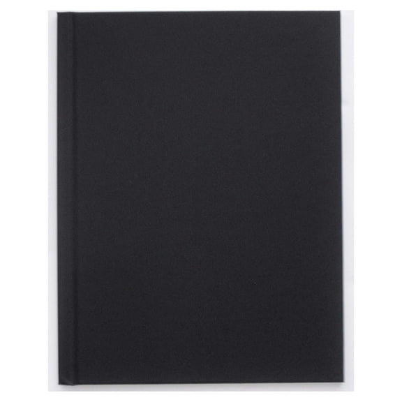 Thermal Binding Covers 6mm Black - 11x8.5 inch - 20-40 Sheet Capacity - Steelbook Hard Covers for Thermal Binding Machines