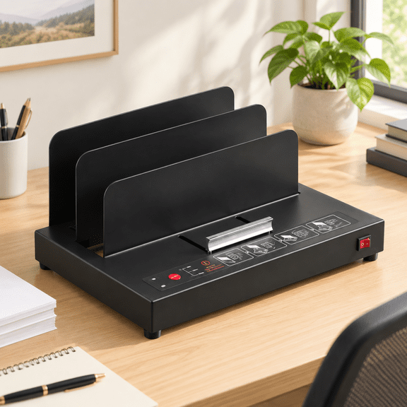 Thermal Binding Machine, 500 Sheet Capacity, All-Metal Construction, No Assembly Required
