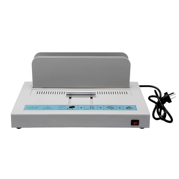 Thermal Binding Machine, A4 Paper Binding Machine, Hot Melt Glue Universal Thermal Binding Machine, Electric Desktop Sheet Binder 1-50mm Hot Melt Machine Contract Document Invoice Folder