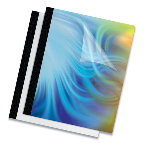 Thermal Binding System Presentation Covers, Clear, 91 to 120 Sheet Capacity, 11 x 8.5, Unpunched, 10/Pack Thermal Binding System Presentation Covers, Clear, 91 to 120 Sheet Capacity, 11 x 8.5, Unpunched, 10/Pack
