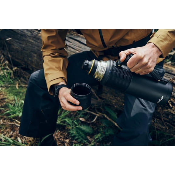 Thermal Bottle Thermalock Vacuum Insulated Travel Flask for Hot Drinks Up to 35h Hot & 60h Cold Leakproof Coffee Tea Bottle Stainless Steel Travel Mug