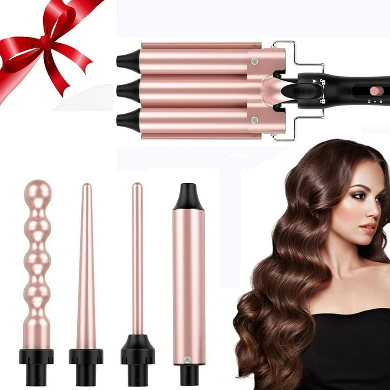 in Curling Wand Set, Curling Wand Set with barrel curlers