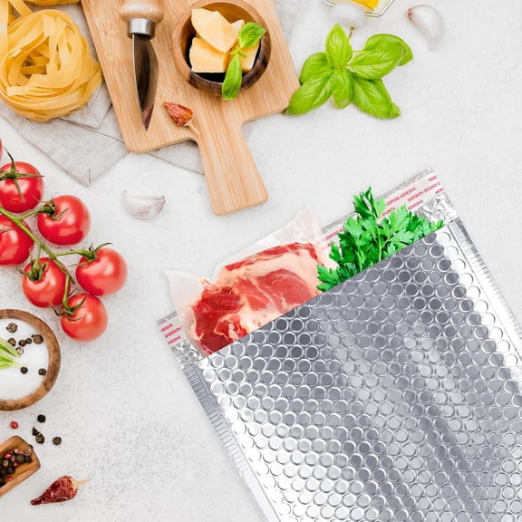 Thermal Bubble Mailer, 11'' x 15'' Inch Metallic Foil Insulated Envelopes, 25 Pack Self Seal Waterproof Shipping Mailers