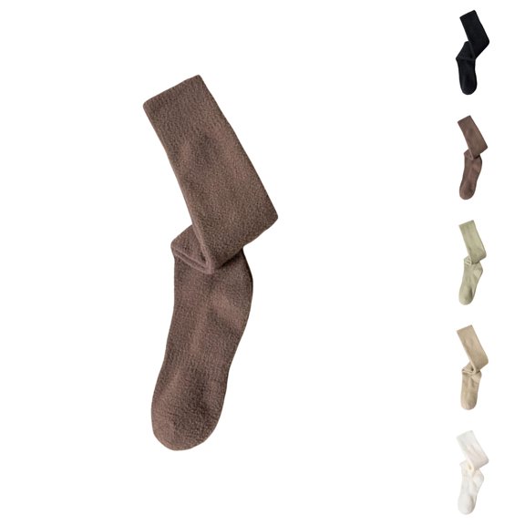 Thermal Calf High Compression Socks for Women – Soft Warm Fabric, Simple Solid Design, Ideal for Commuting, Home Lounge, and Daily Cold Weather Wear