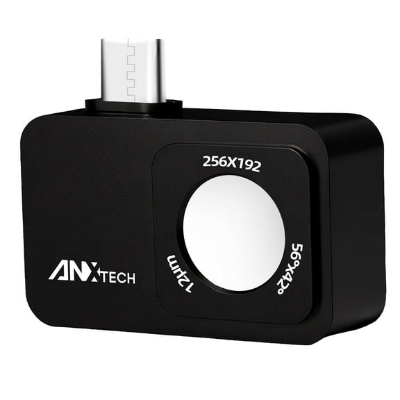 Thermal Camera for Android, Small Thermal Imager for Smartphone, 512x384 Super IR Resolution, 256x192 IR Resolution, Infrared Camera for Home Inspection, HVAC, Automotive