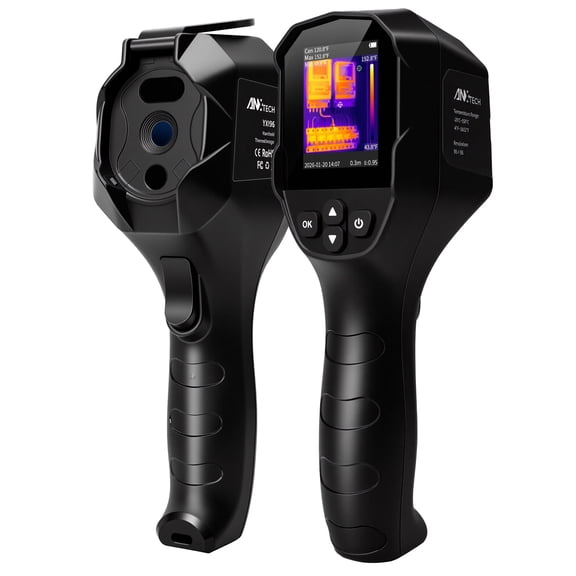 Handheld Thermal Camera 240x240 TISR 14-Hour Battery Life for Home Inspection, Water Leak, HVAC, Electrical