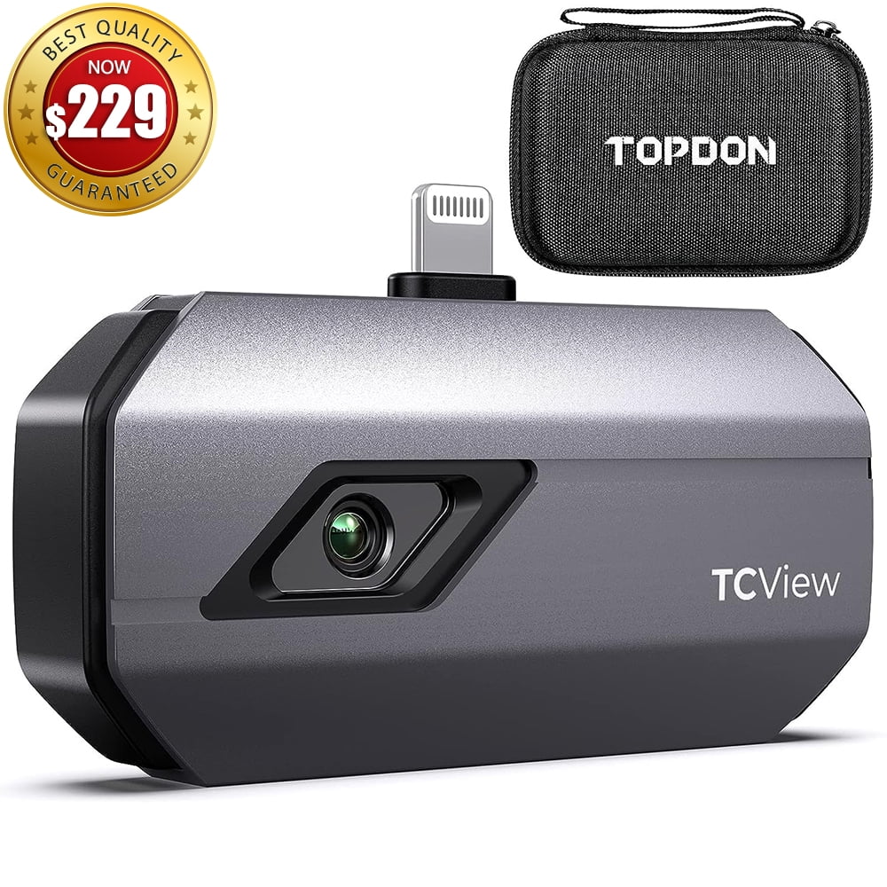 Thermal Camera for iOS (iPhone & iPad), TOPDON TC002 256 x 192 IR High