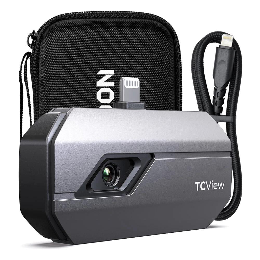 Thermal Camera for iOS (iPhone & iPad), TOPDON TC002 256 x 192 IR High Resolution Thermal Imaging Camera, -4F~1022F Temperature Range, 40mk Thermal Sensitivity