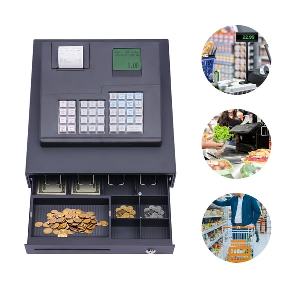 Thermal Cash Register ECR600 USB RS232 with Drawer & Printer POS