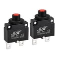 thumbnail image 1 of Thermal Circuit Breakers 26A 125/250V AC 32V DC Push Button Manual Reset Overload Protectors Switch 2 Pcs, 1 of 4
