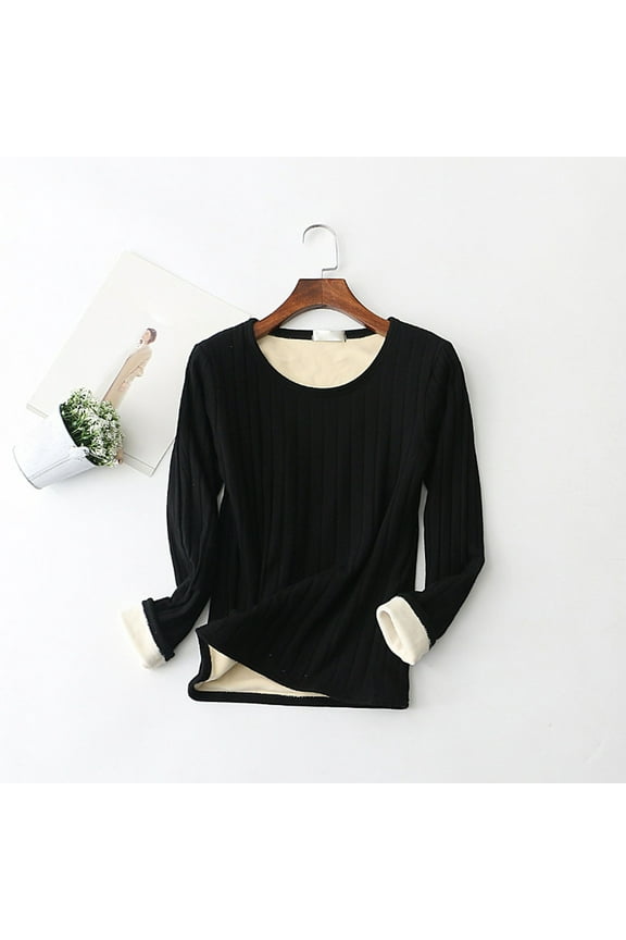 Thermal Clothes for Women Cold Weather Gear Cuddl Duds Women Womens Base Layers Womens Thermal Tops Long Sleeve Women Base Layer Ladies Thermal Underwear Sets