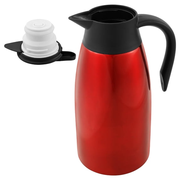 Thermal Coffee Carafe 2L Stainless Steel Vacuum Insulated Coffee Jug 20 to 24 Hours Large Capacity Thermal Water Flask for Home Office Camping