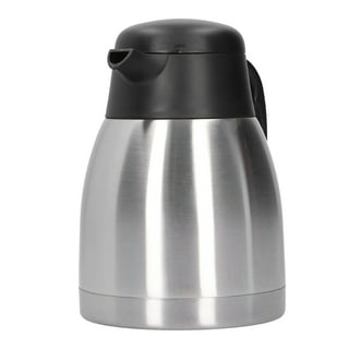 Restpresso 20 oz Black Thermal Coffee Carafe / Server - 6 1/2 x 5 x 8 -  10 count box