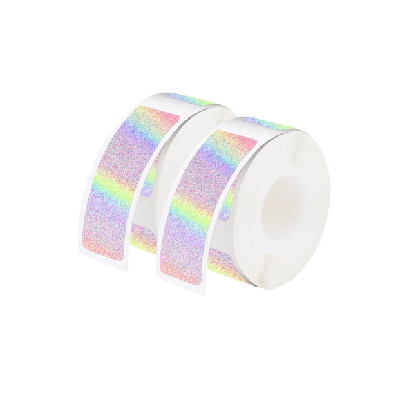 Thermal Color Label Tape Compatible with Phomemo D30/Q30/D35 Thermal Self-Adhesive Sticker Rolls, Compatible with Non-RFID Printers