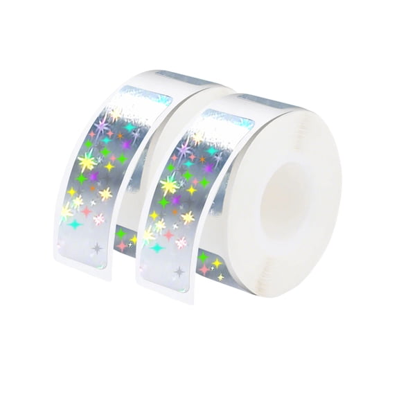 Thermal Color Label Tape Compatible with Phomemo D30/Q30/D35 Thermal Self-Adhesive Sticker Rolls, Compatible with Non-RFID Printers