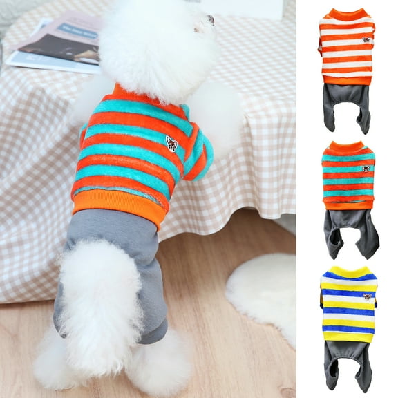 Thermal Dog Clothes Puppy Pajamas Doggie Outfits Cat Onesies Jumpsuits
