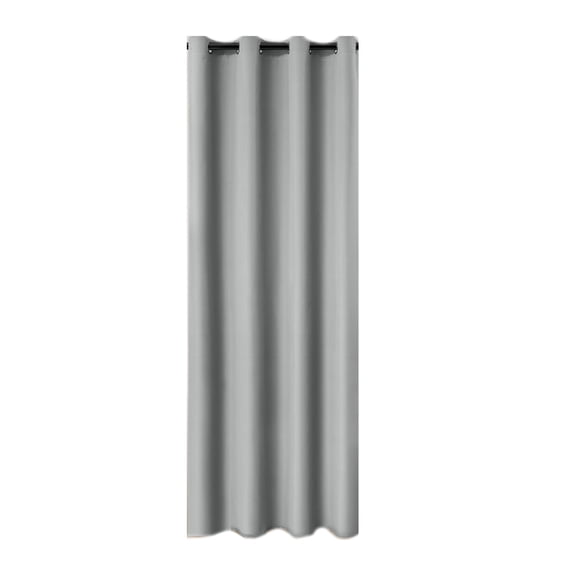 Thermal Double Layer Quilted Curtain Winter Reduction Window Drape with Quick Grommets Mounting Home Bedroom Use