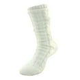 thumbnail image 1 of Thermal Extra Thick Super Soft Warm Fuzzy Comfy Home Socks - 1 Prs - White - Medium, 1 of 1