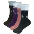 thumbnail image 1 of Thermal Faux Lambs Wool Crew Socks for women Cold Weather 4 Pairs Heavy and Warm Size: 9-11., 1 of 11