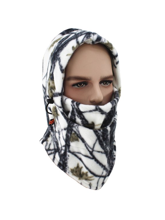 Thermal Fleece Balaclava Hat Camouflage Hood Cover Ski Bike Wind Stopper Winter Face Windproof for Men Women