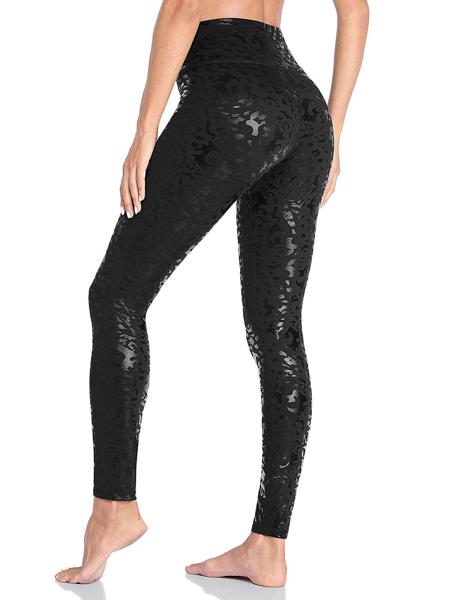 Laiseng Thermal Leggings Synthetic Leather Women High Waistband