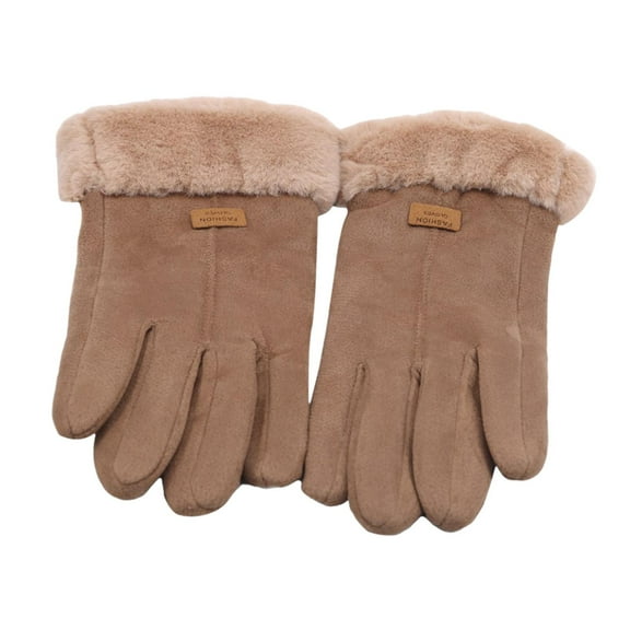 Thermal Gloves Touchscreen for Freezer Work Warm Running Women Winter Gloves Khaki