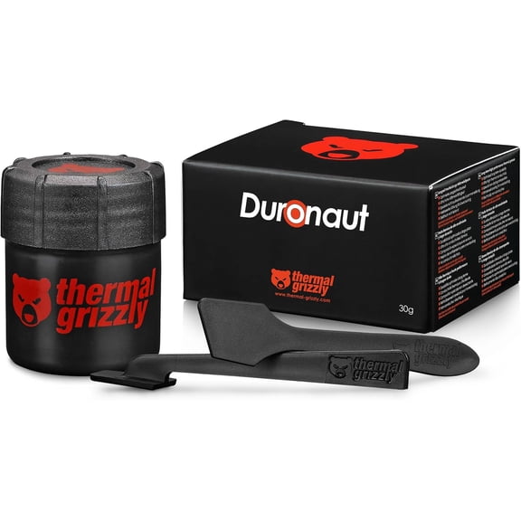 Thermal Grizzly Duronaut 30 G Thermal Paste Conductivity for CPU, GPU, Cooling Systems