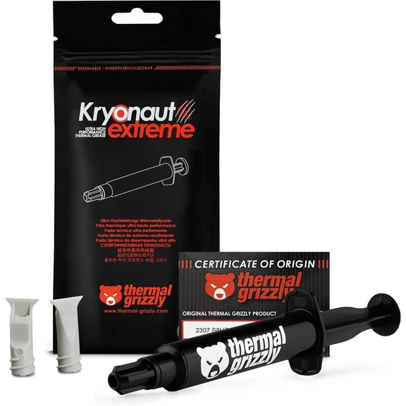 Thermal Grizzly Kryonaut Extreme 6g- Extremly High Performance Thermal Paste Conductivity CPU/GPU