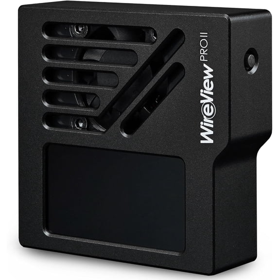 Thermal Grizzly TG-WV-P2-H19R WireView Pro II GPU monitor Reversed TFT-IPS display 90 cable routing 12VHPWR GPU- Black