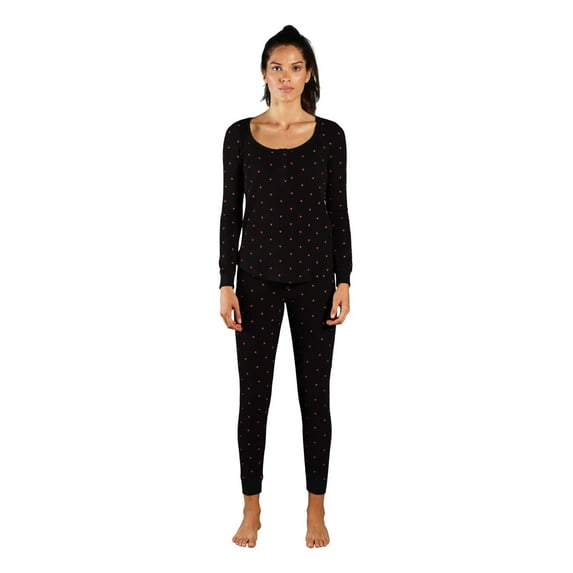 Thermal Heart Pajama + Scrunchie Set