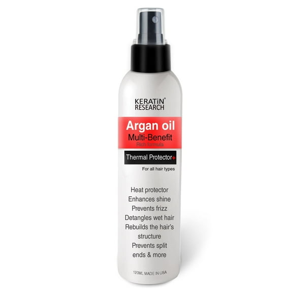 Thermal Heat Protector Hair Spray Detangles Hair, Enhances shine, Eliminates Frizz, Protects Hair from High Heat, Ease on Styling, Prevents Split Ends, Replenishes Hair Nutrients Heat Activated Spray