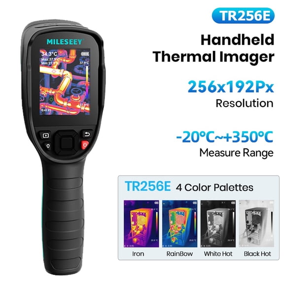 Thermal Imager 256X192 Thermal Imaging Camera Infrared Temperature Meter For Repair, PCB, Pipeline Detection