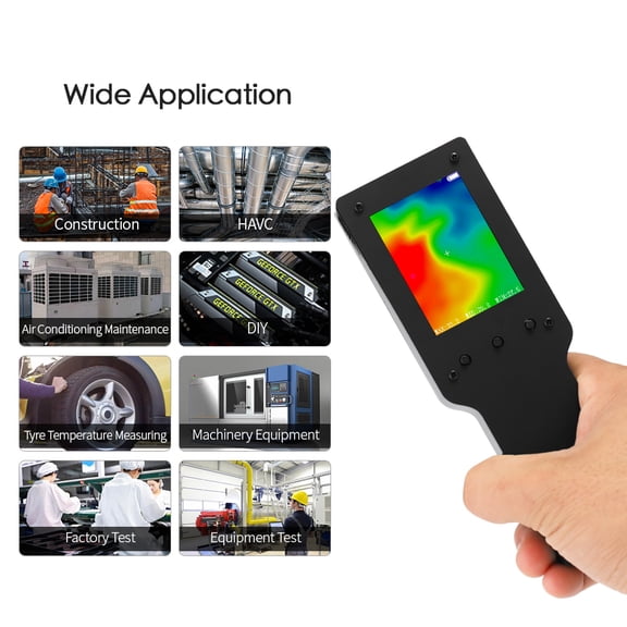 Thermal Imager,Infrared Thermal 2.4 Inch Lcd Screen Portable Handheld Display Screen Portable Inch Lcd Display Thermometer Qisuo Buzhi Dsfen Tool. Camera Portable Infrared Cousopo Twirltide