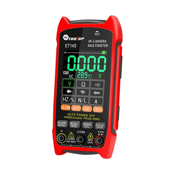 Thermal Imager,Resistor Diode Tester 240 * 240 2.8inch Screen Thermal 2-in-1 240 * 240 Resolution 240 Resolution 2.8inch Diode Tester 10000 Tool Resistor Diode Screen 25hz Red S