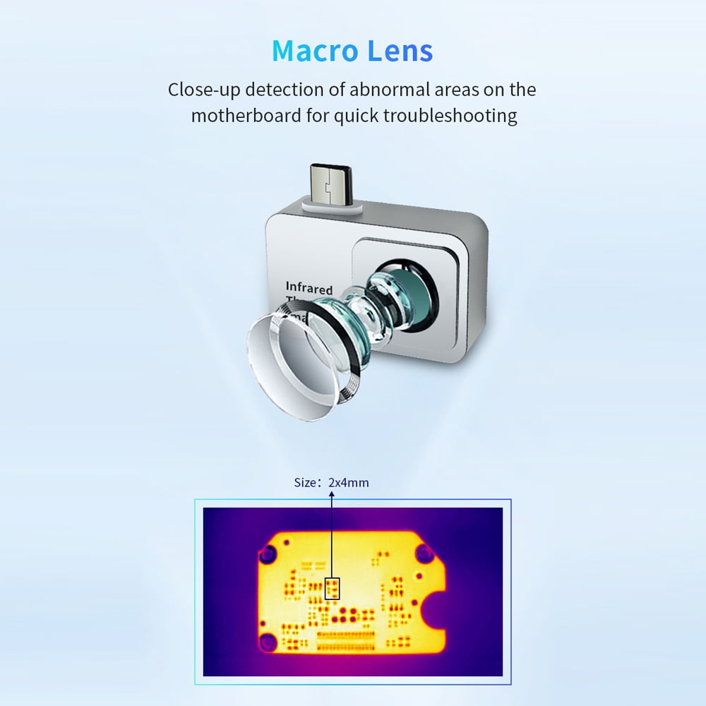 Thermal Imager,Thermal -15 To Center Temperature 6 Palette Modes ...