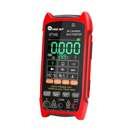 Thermal Imager,Thermal 2-in-1 240 Diode Tester Resistor Diode 240 * 240 Screen 25hz 10000 2.8inch Screen Thermal Infrared Thermal Tool 2.8inch Screen 25hz Infrared Thermal Red S