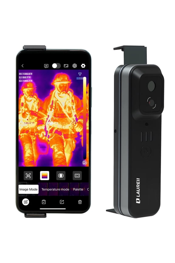 Wireless Thermal Imaging Camera, 256x192 Resolution, 25Hz Infrared Camera with WiFi for Android & iOS, -4F to 1022F IP54 for HVAC Home and Mechanical Maintenance