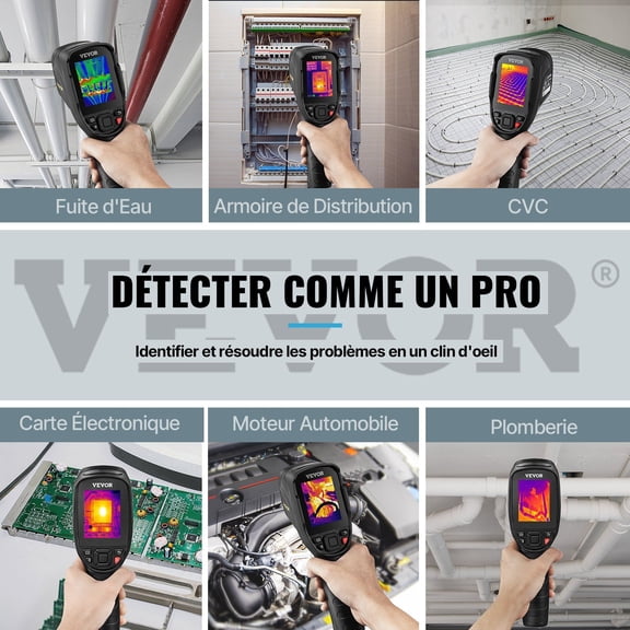 Thermal Imaging Camera,320x240 Pixels Super Resolution,25Hz Refresh Rate Infrared Camera with -4 to 752 Fahrenheit Temperature Range,32G Built-in SD Card,and Rechargeable Li-ion Battery