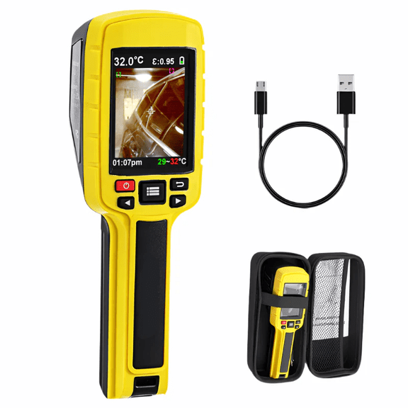 Thermal Imaging Camera 3600 Pixels IR Resolution Infrared Camera w/ 2.8" Color Display Screen