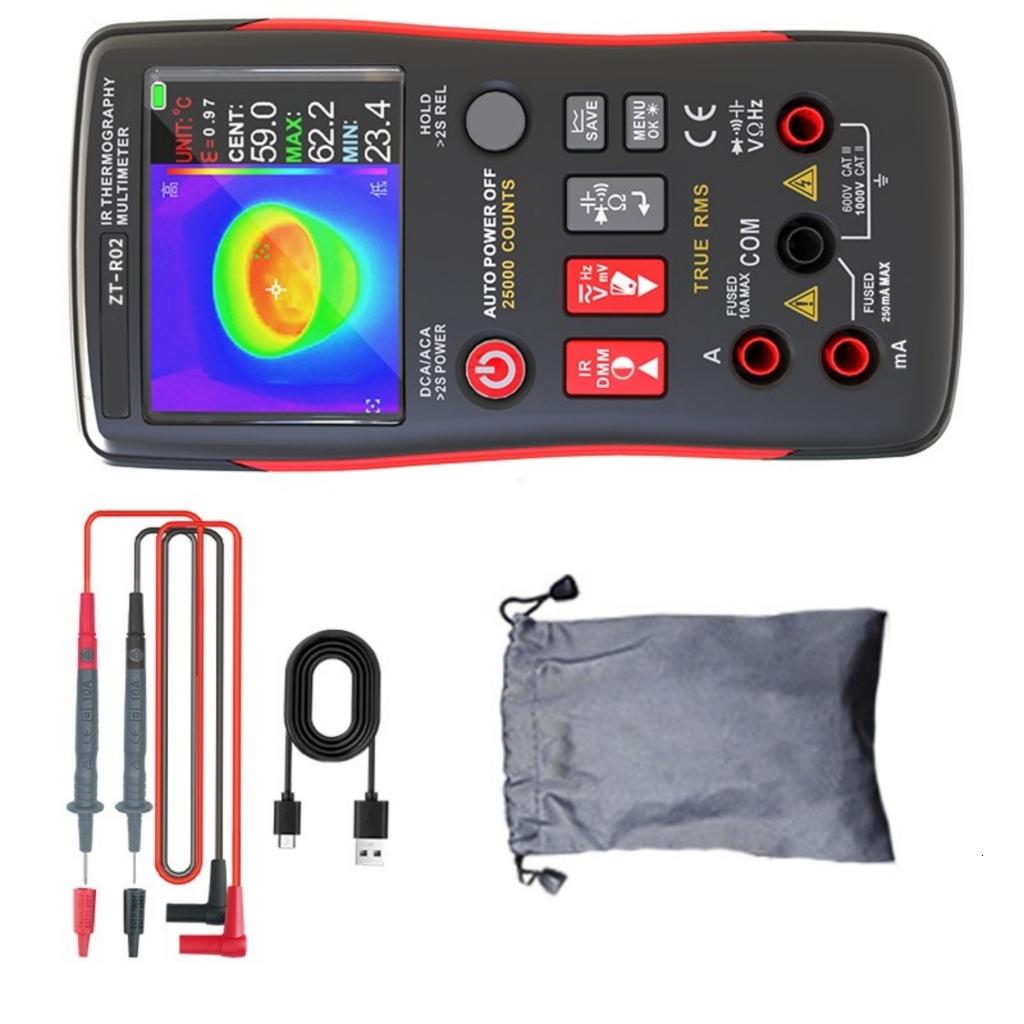 Thermal Imaging Multimeter Device For Building Inspections And Fault ...